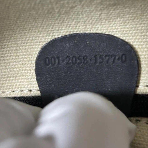 Gucci Black Suede Shoulder Bag with Bamboo Handle - Picture 14 of 15